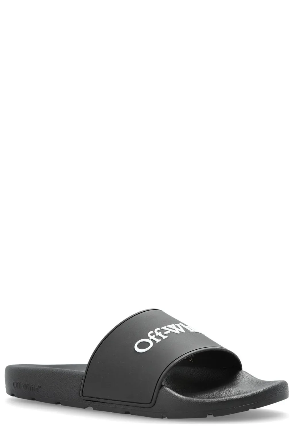 Off-White Logo Embossed Slip-On Slides