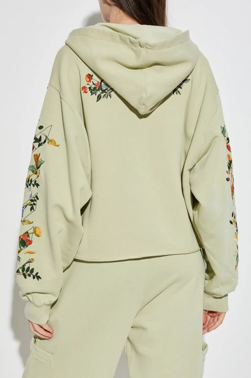 Off-White Logo Printed Half-Zip Hoodie