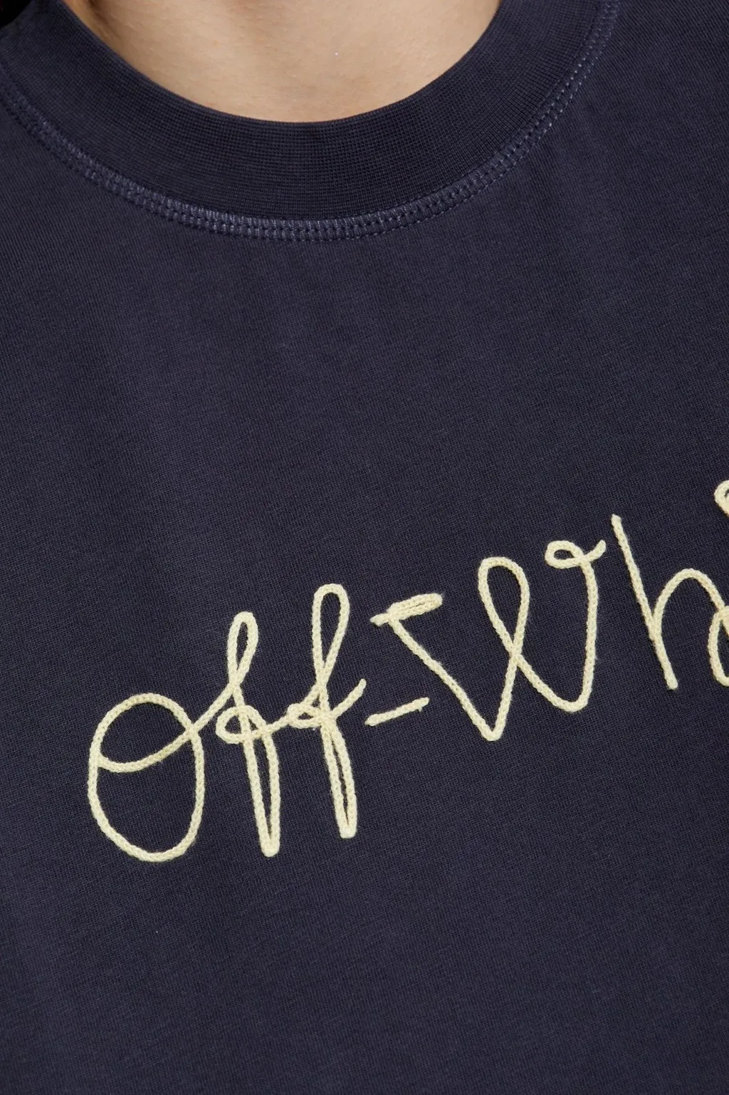 Off-White Crewneck Short-Sleeved T-Shirt
