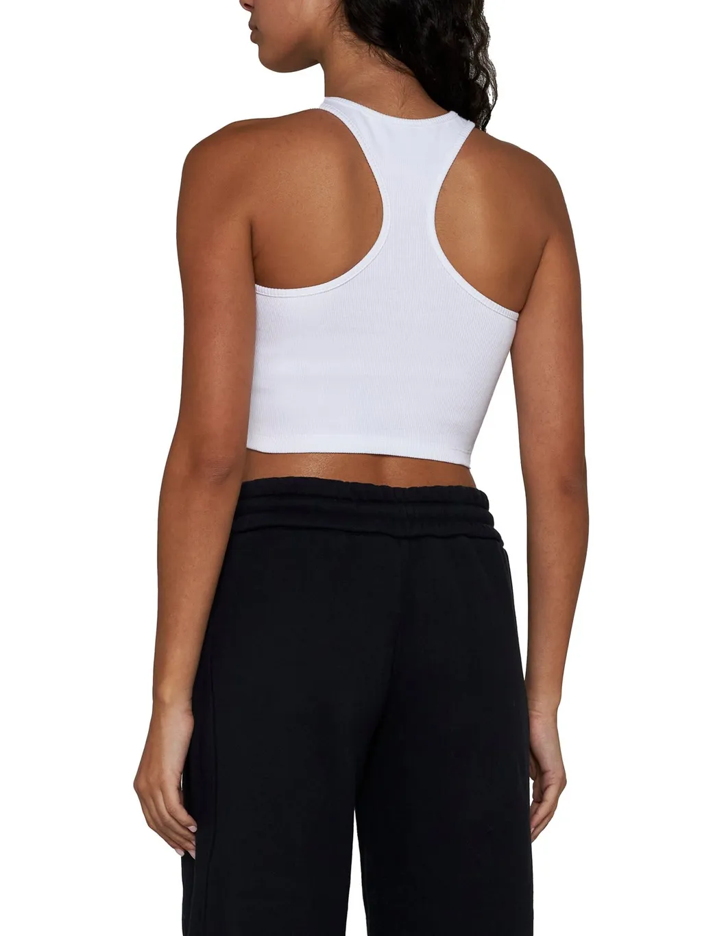 Off-White Off-Stamp Sleeveless Cropped Top
