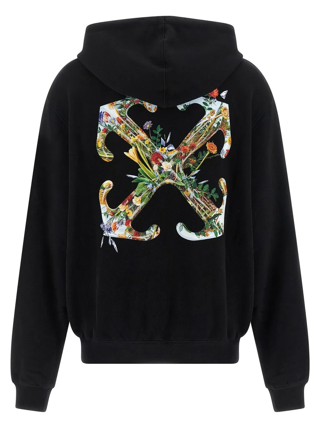 Off-White Logo Printed Drawstring Hoodie