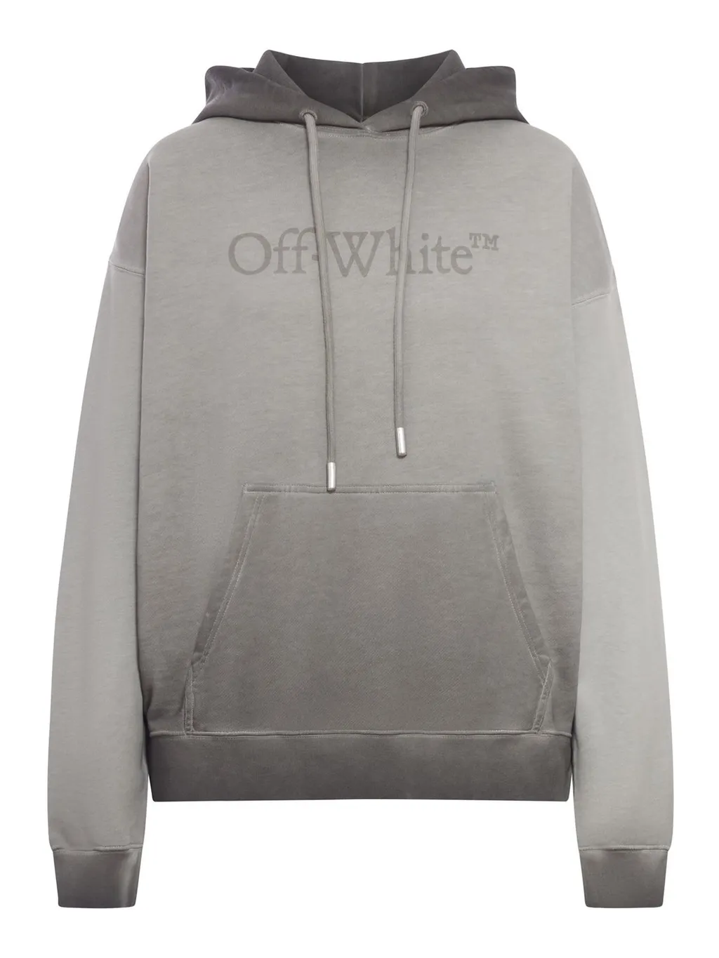 Off-White Logo Printed Drawstring Hoodie