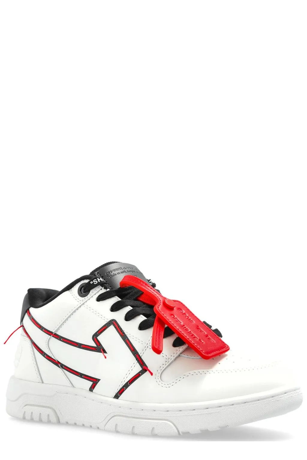 Off-White Stitched Arrow Lace-Up Sneakers