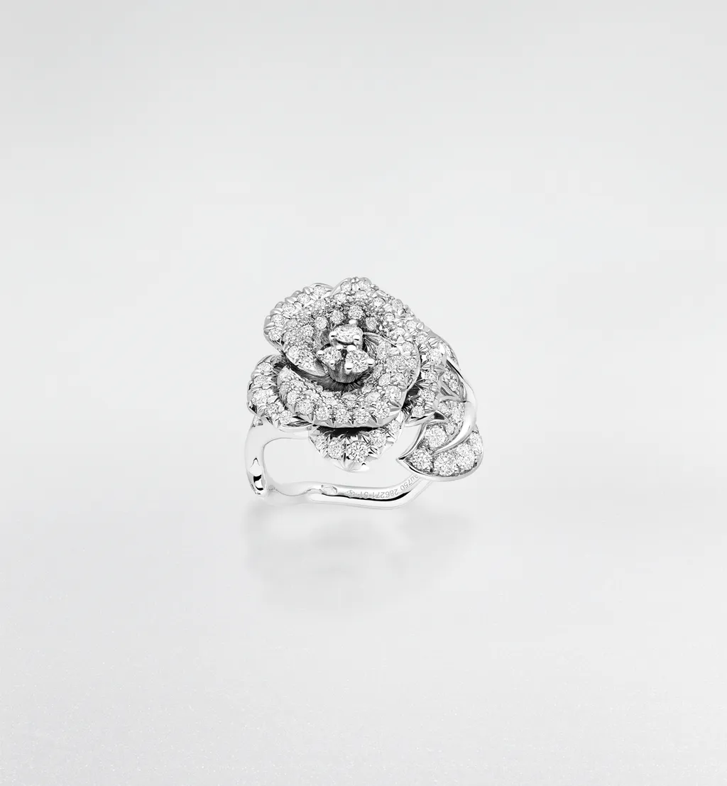 Medium Rose Dior Bagatelle Ring