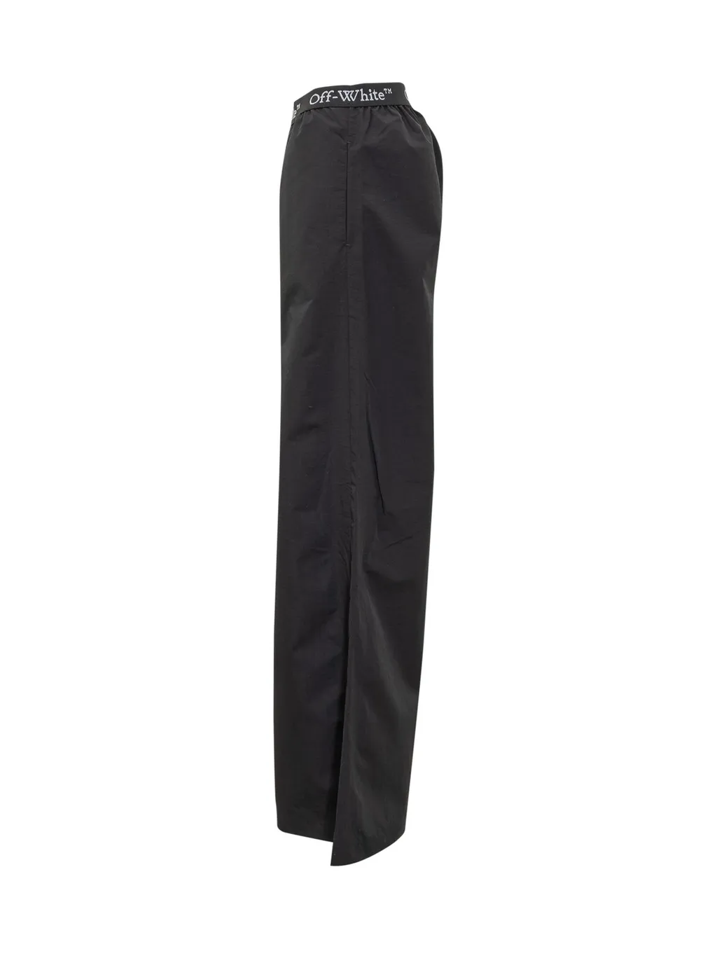 Off-White Logo Band Wide Leg Trousers