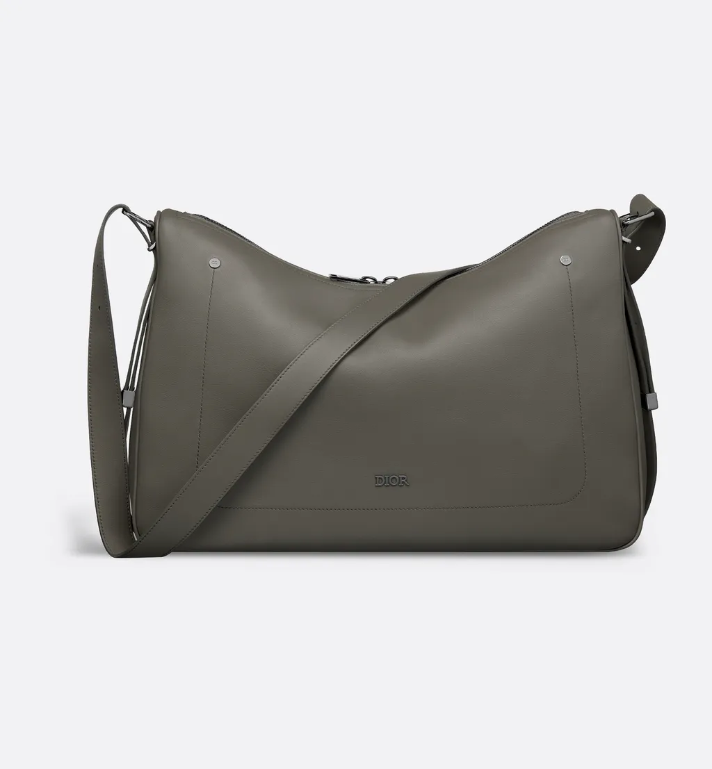 Large Dior Slider Zipped Hobo Bag