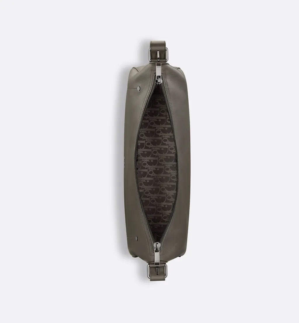 Large Dior Slider Zipped Hobo Bag
