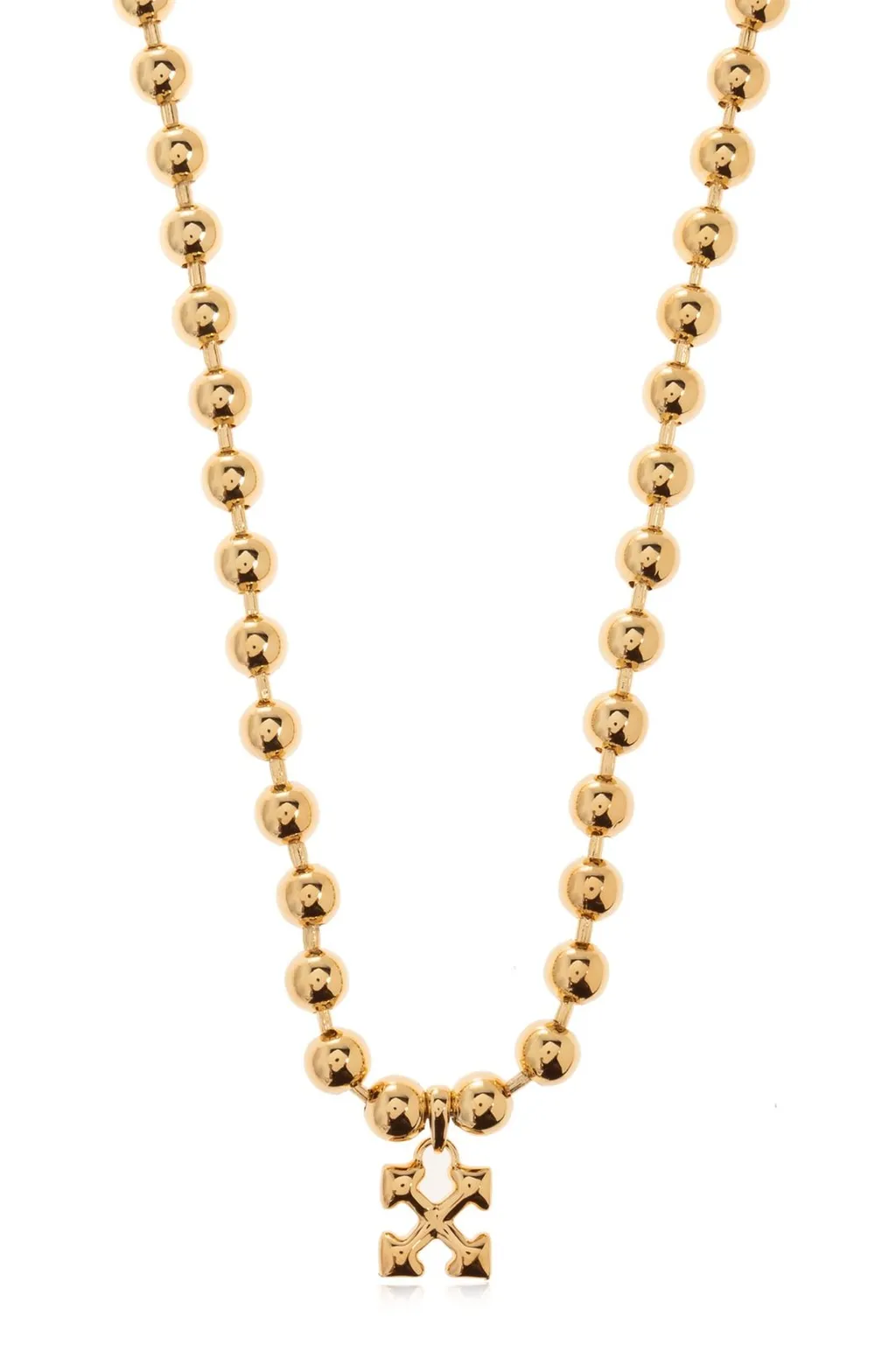 Off-White Logo Engraved Necklace