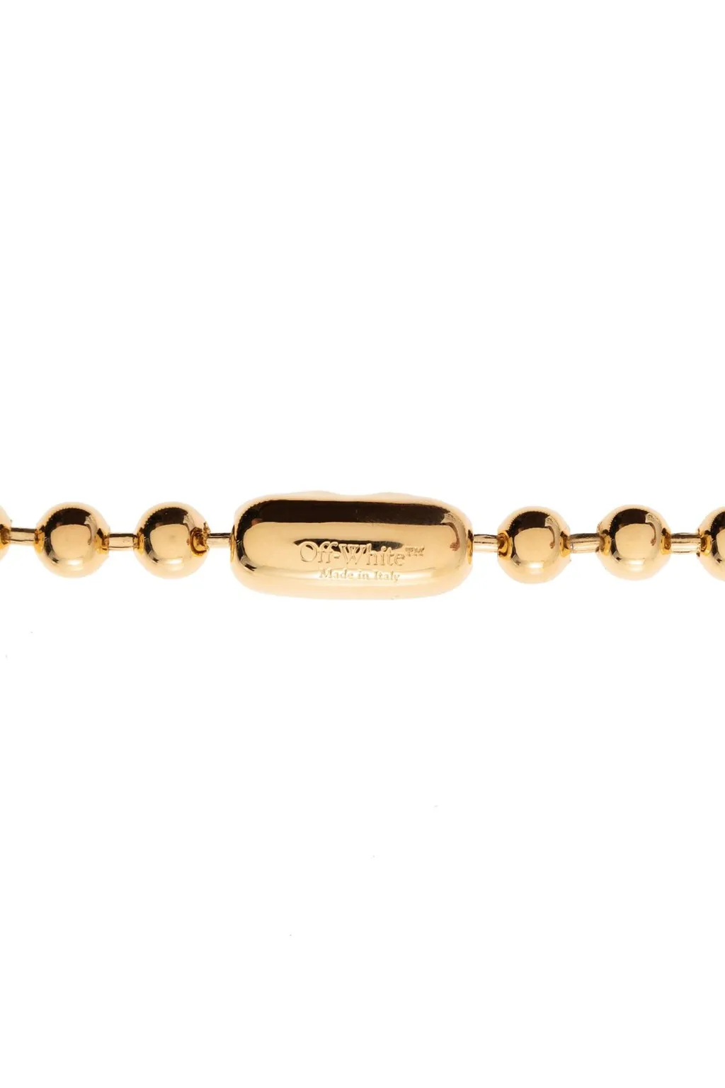 Off-White Logo Engraved Necklace