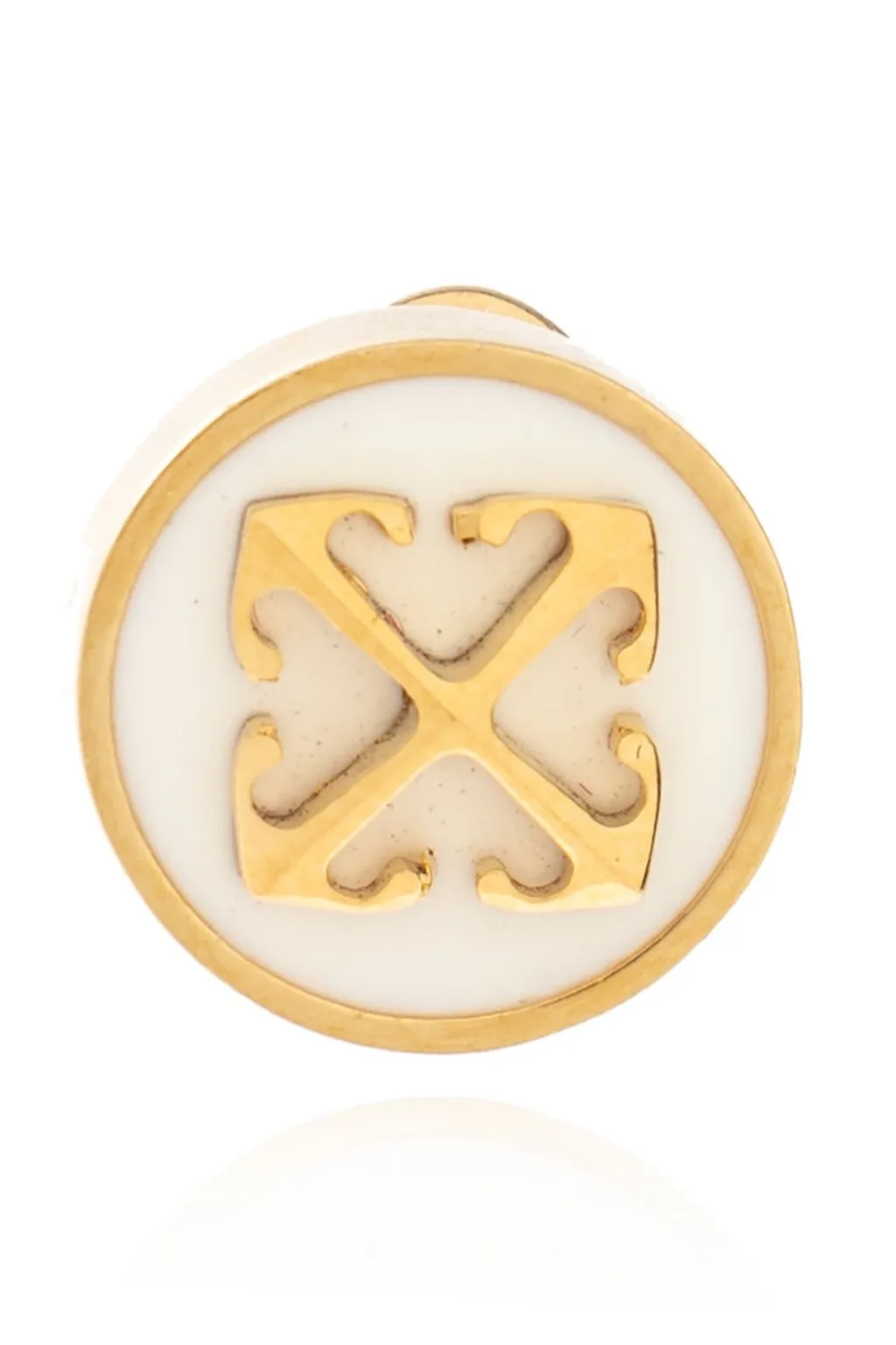 Off-White Logo Engraved Earrings