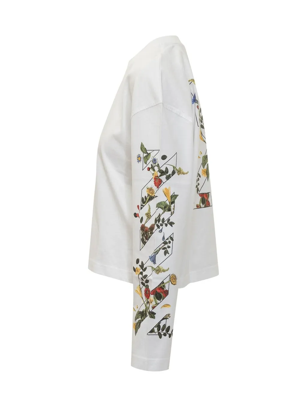 Off-White Arrow Flowers Long-Sleeved T-Shirt