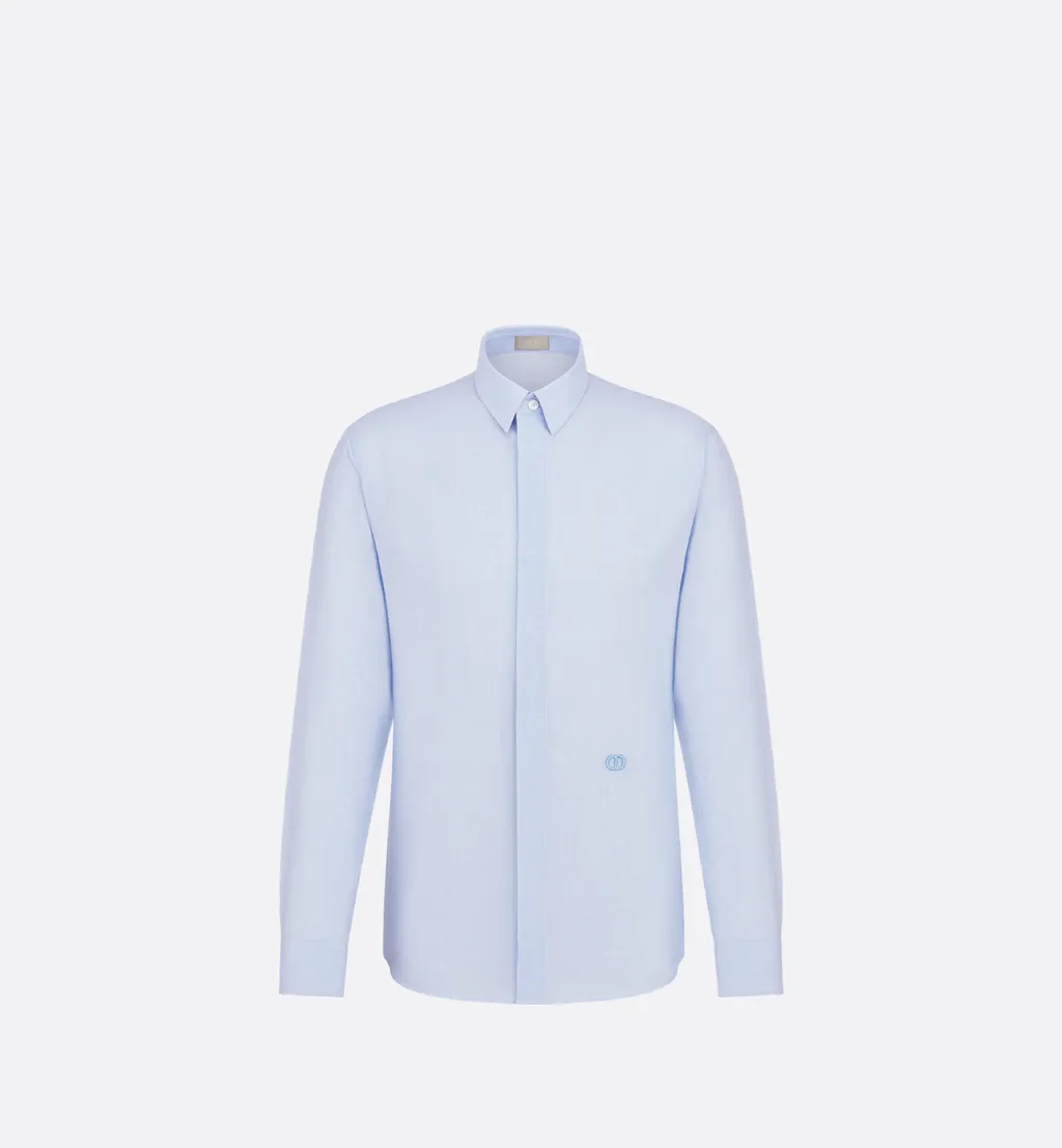 Shirt With Cd Icon Embroidery