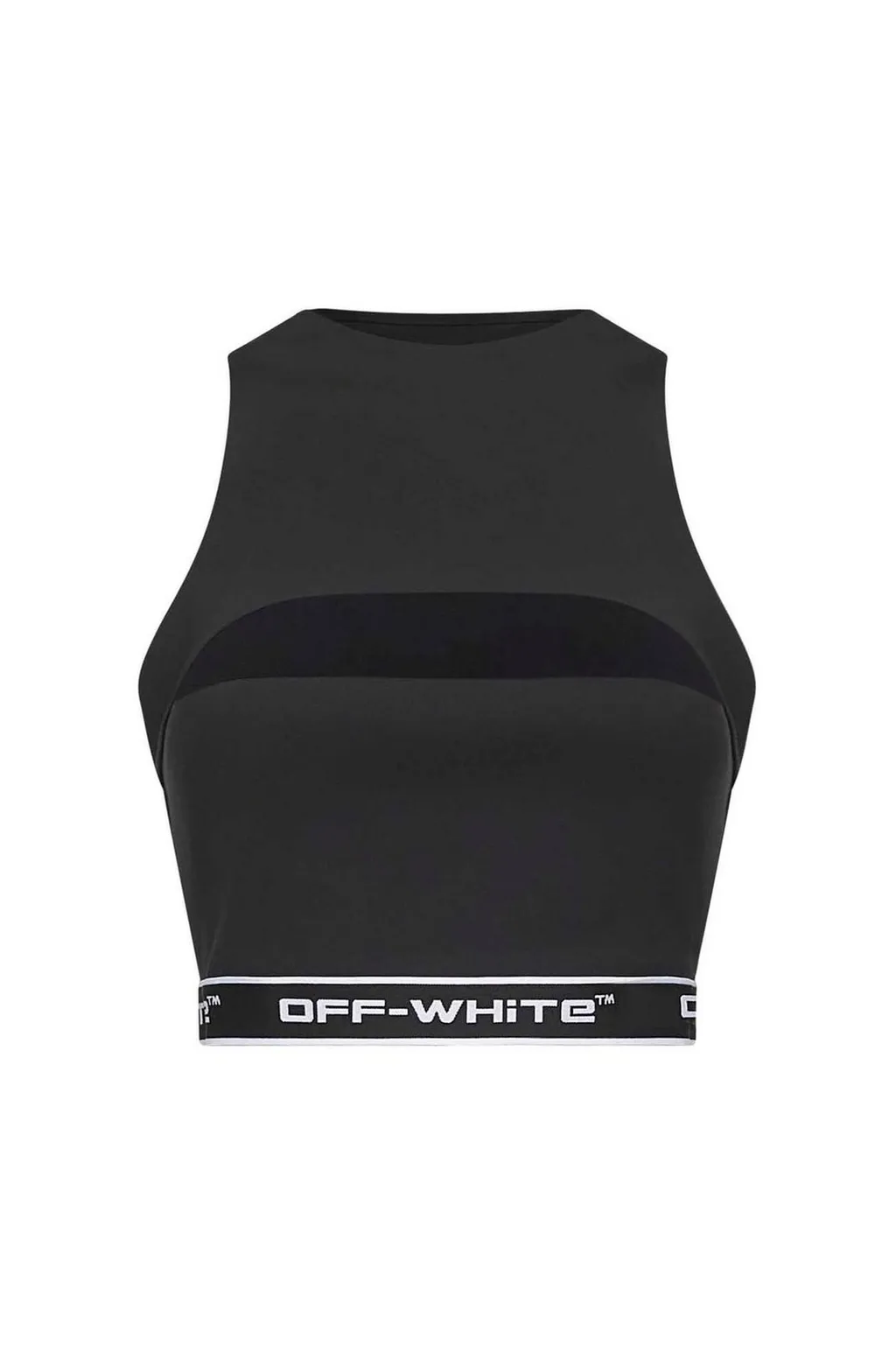 Off-White Cut-Out Crewneck Top