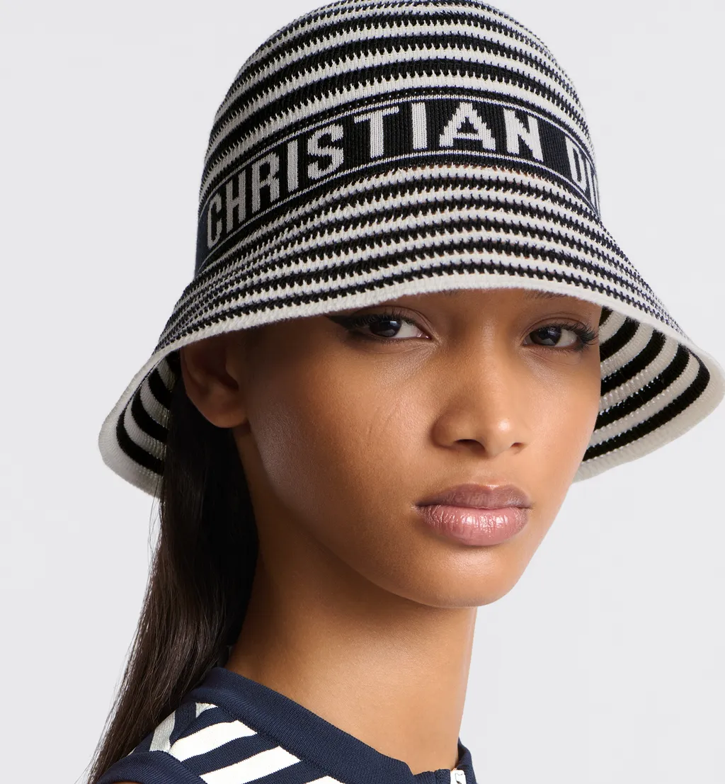 Dioriviera D-Tulipe Small Brim Cloche