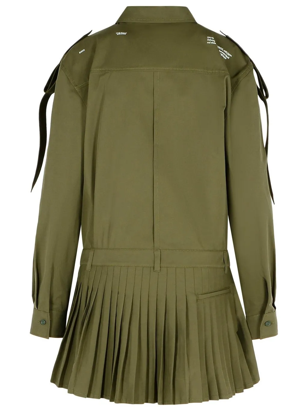 Off-White Savana Long Sleeved Mini Dress