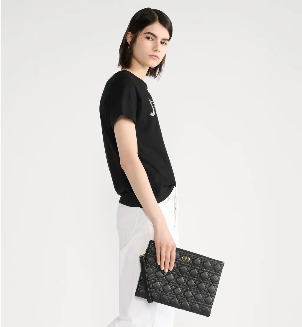 Large Dior Caro Daily Pouch