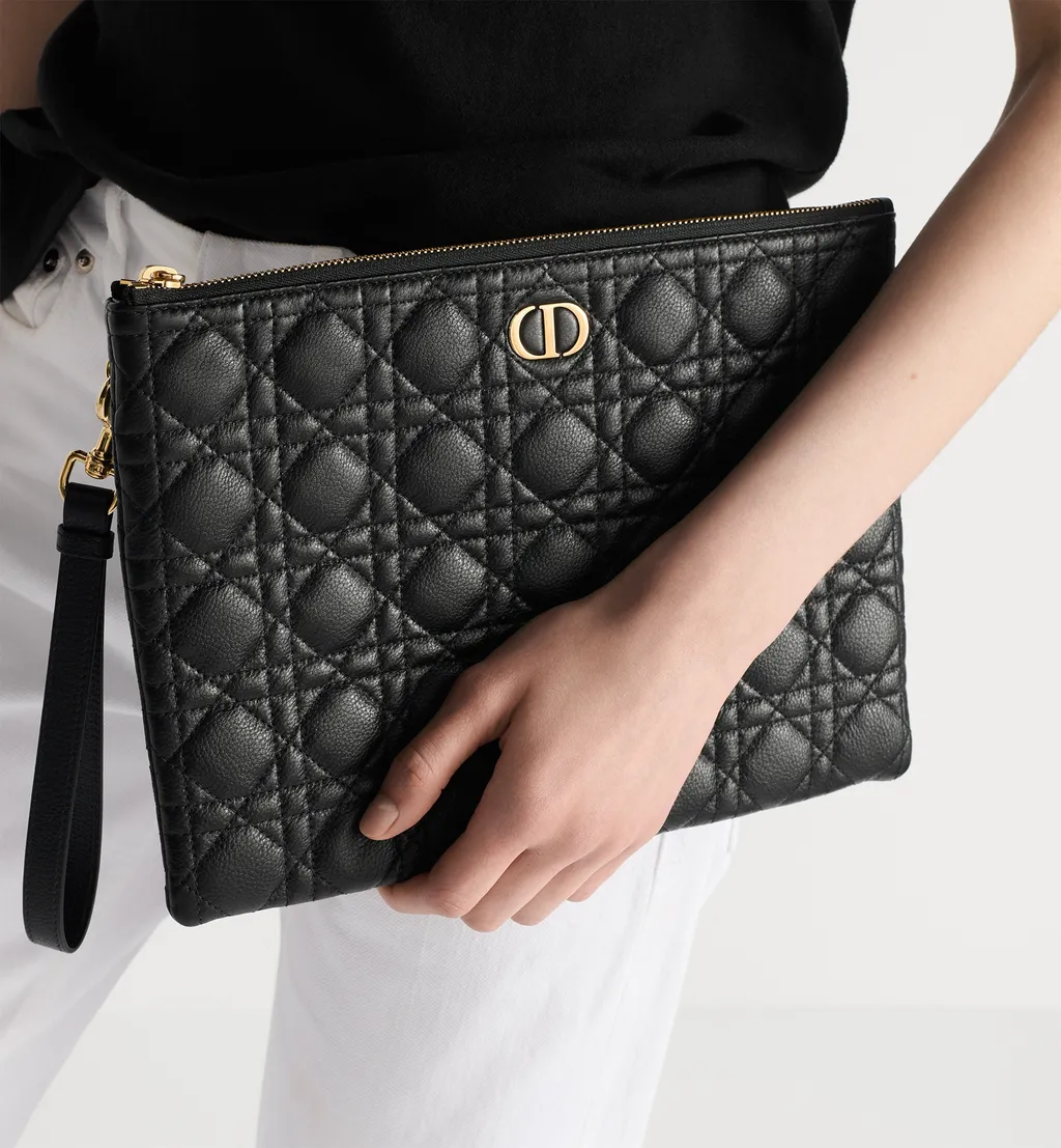 Large Dior Caro Daily Pouch