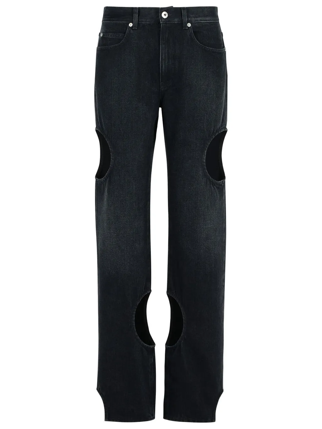 Off-White Meteor Cut-Out Detailed Jeans