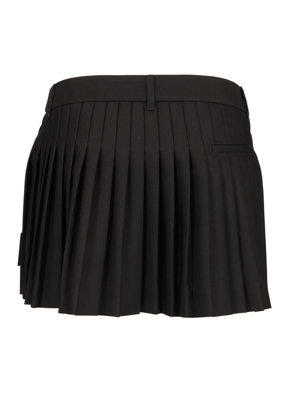 Off-White Savana Pleat Detailed Mini Skirt