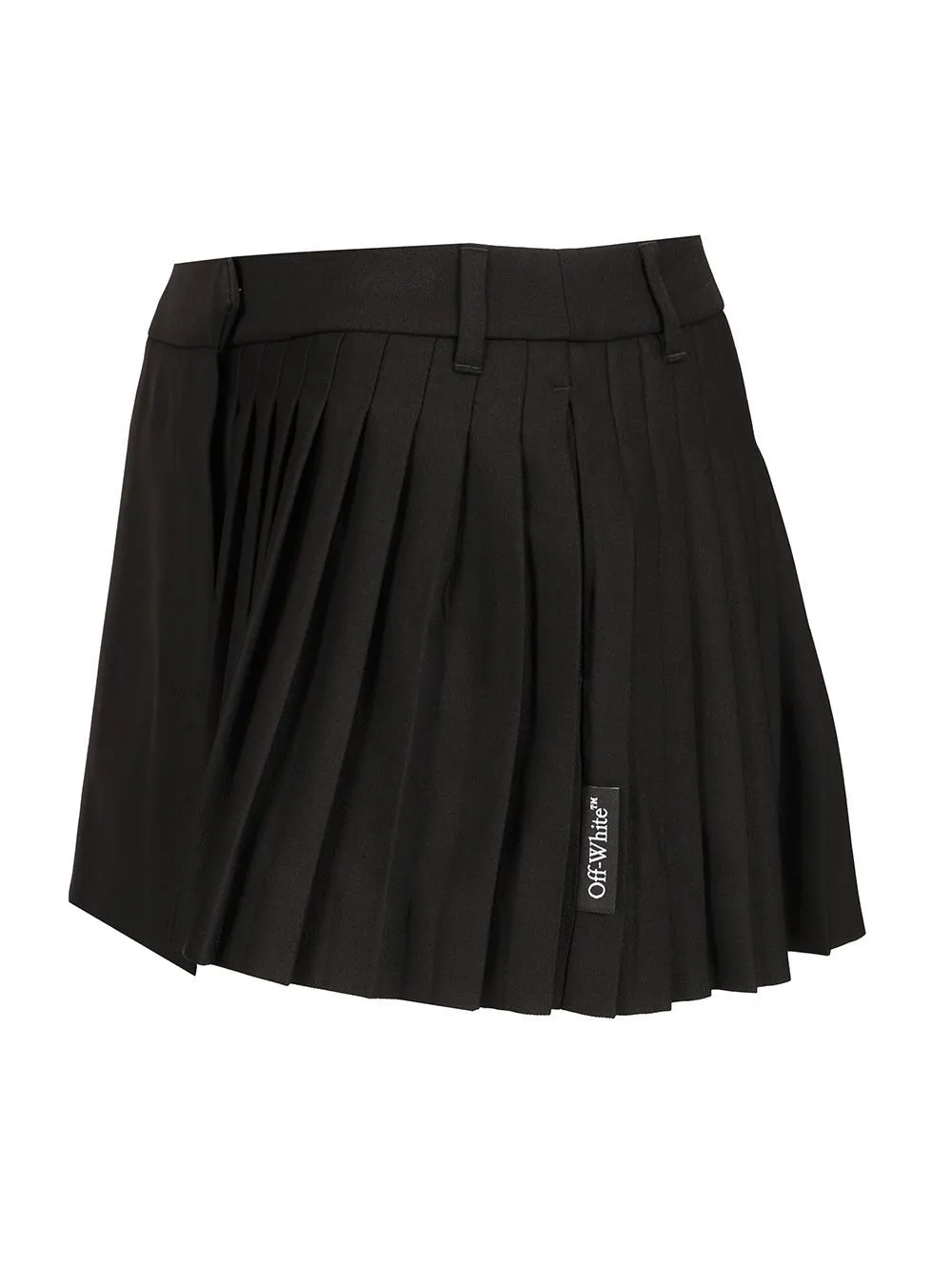 Off-White Savana Pleat Detailed Mini Skirt