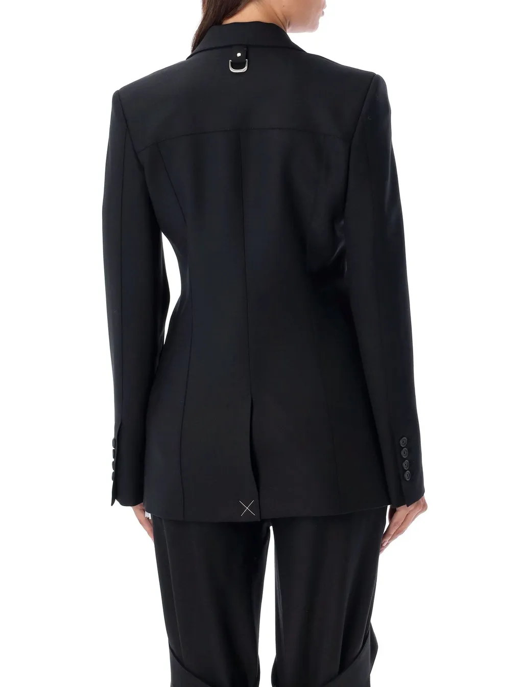 Off-White Buckle Detailed Long-Sleeved Jacket