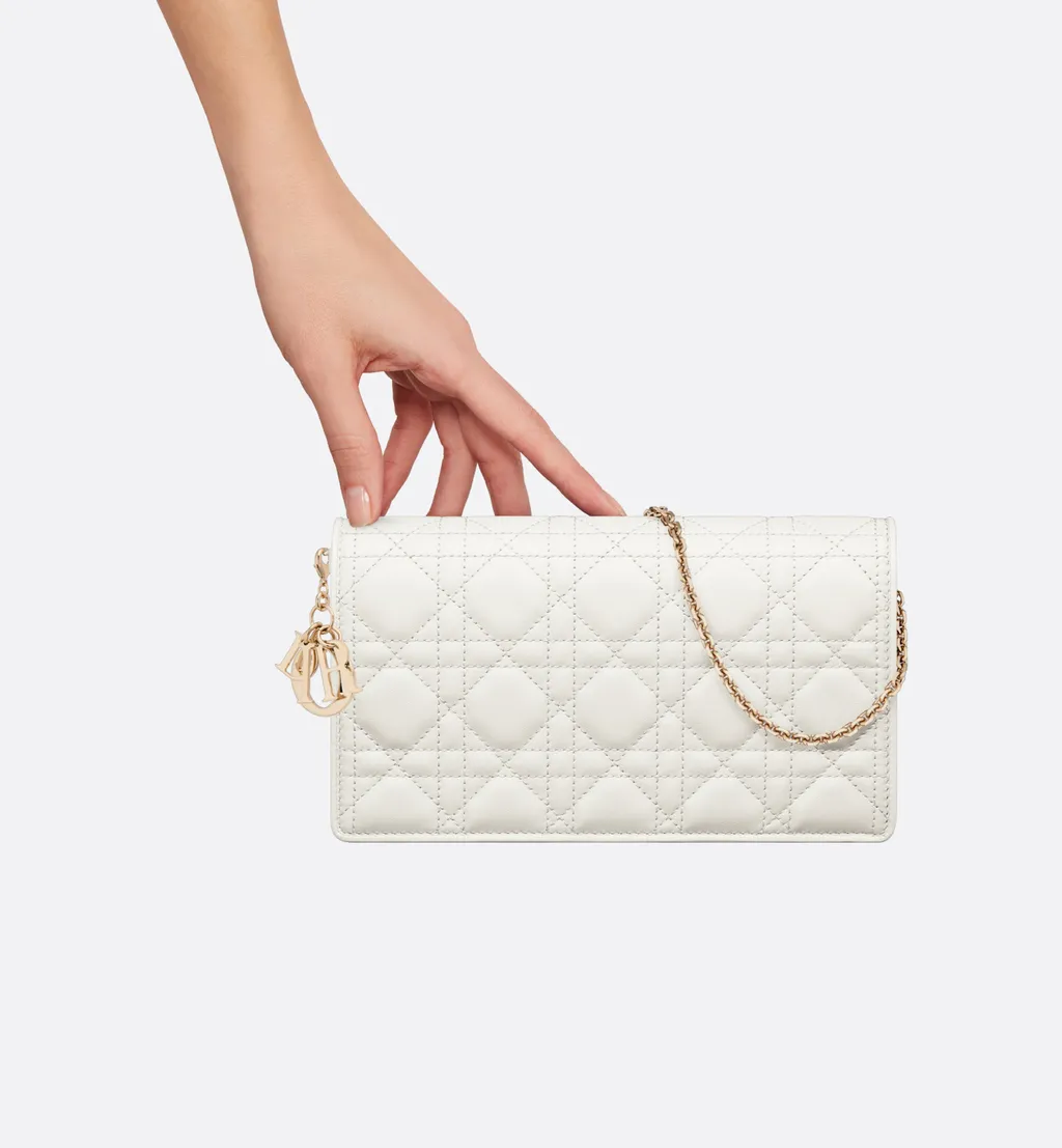Lady Dior Pouch With Chain