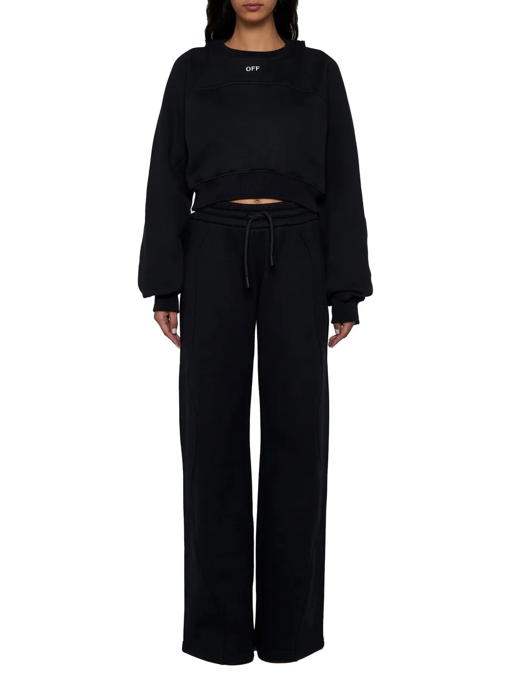 Off-White Crewneck Long-Sleeved Sweatshirt