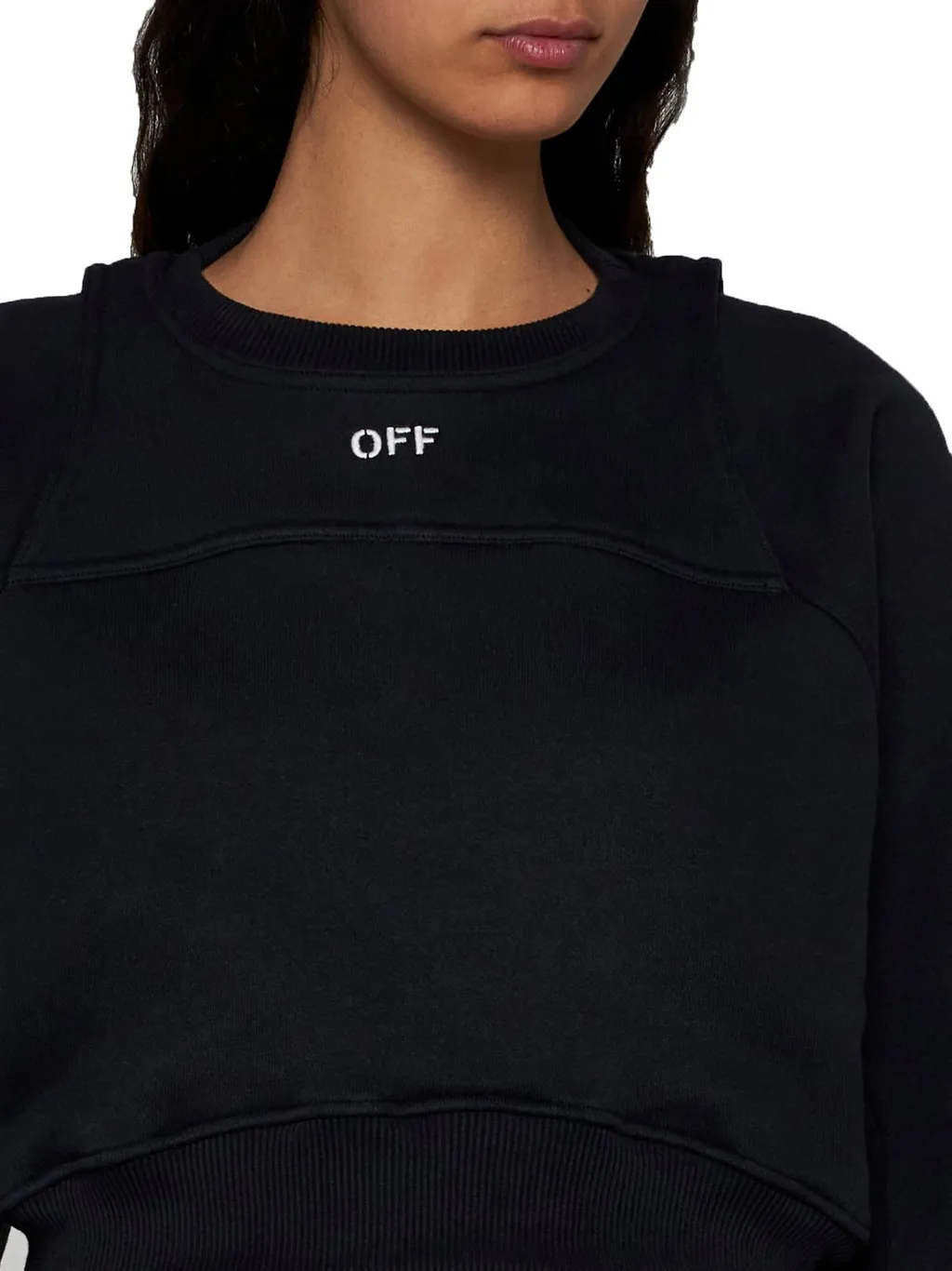 Off-White Crewneck Long-Sleeved Sweatshirt
