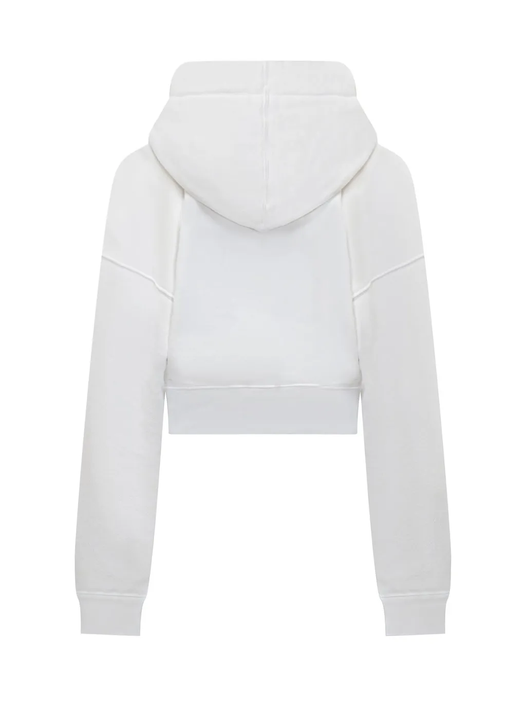 Off-White Bookish Rose Cropped Hoodie