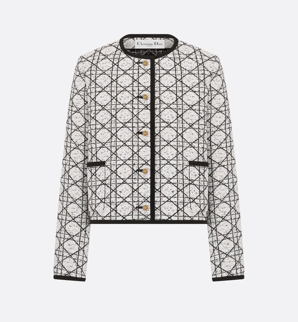 Macrocannage Cropped Jacket