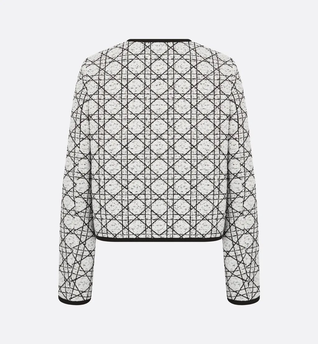Macrocannage Cropped Jacket