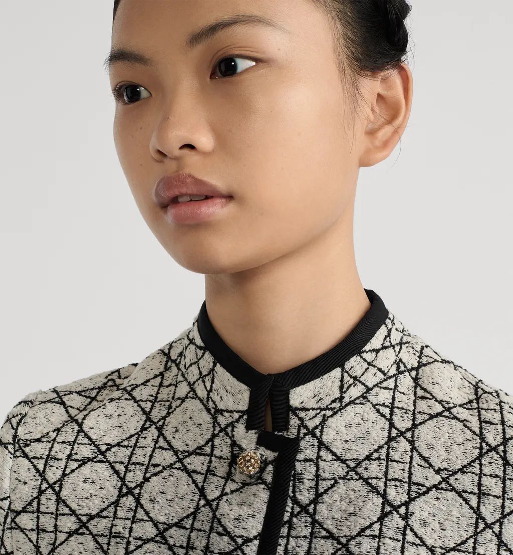 Macrocannage Cropped Jacket