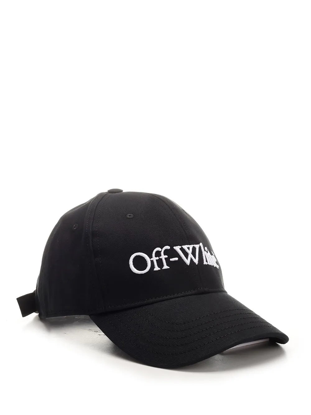 Off-White Logo Embroidered Curved Peak Baseball Cap