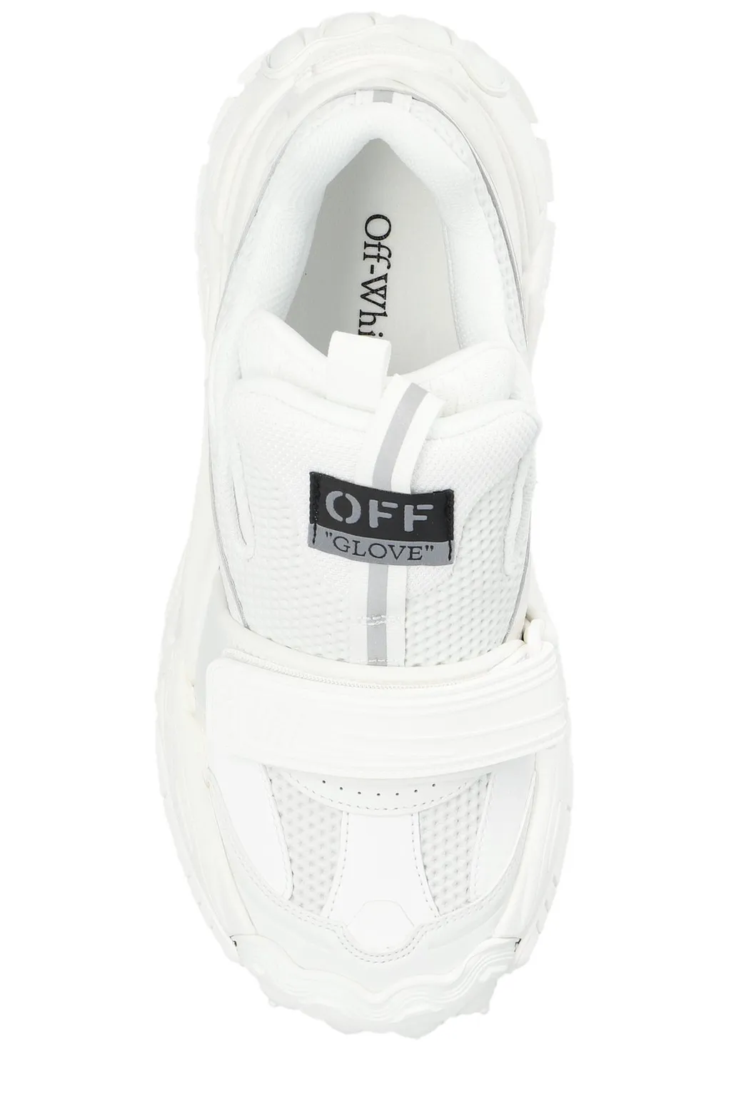 Off-White Glove Mesh Lace-Up Sneakers