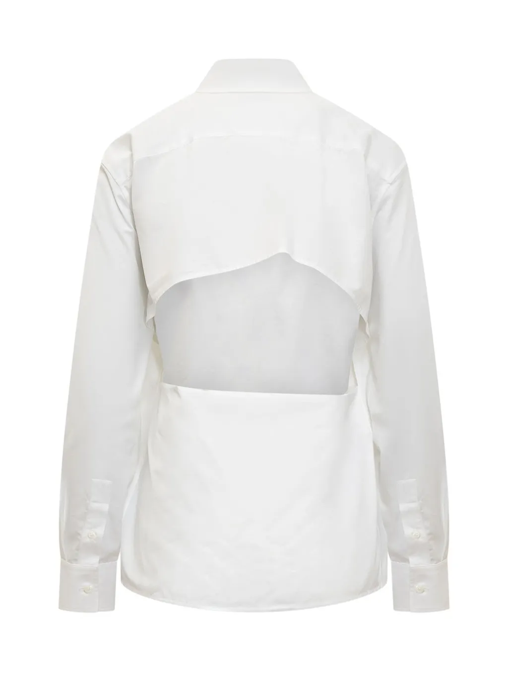 Off-White Buckle Detailed Cut-Out Shirt