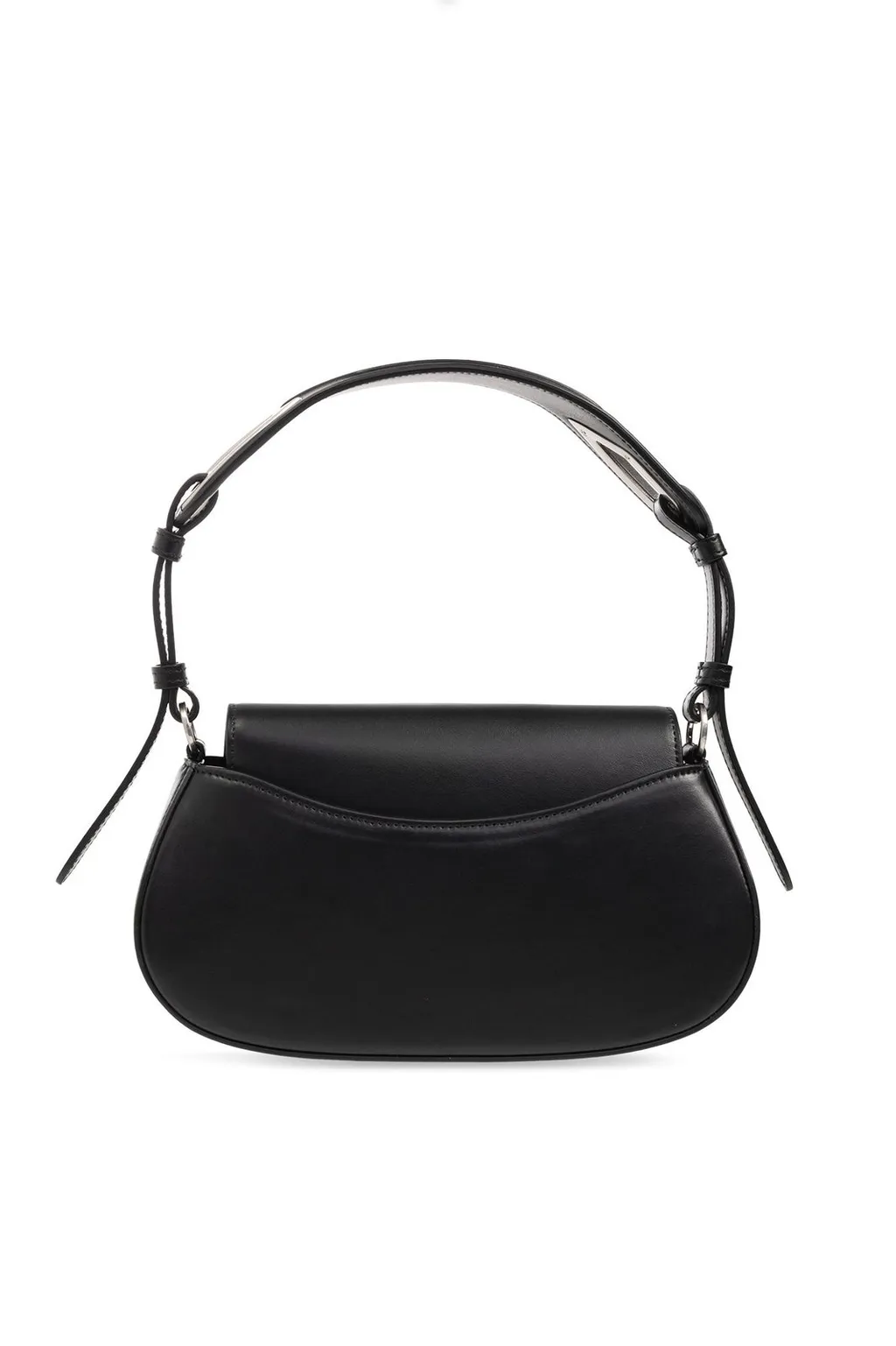 Off-White Clam Cut-Out Detailed Shoulder Bag
