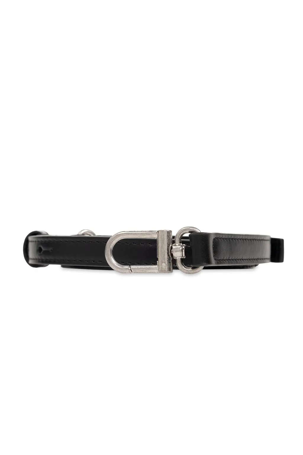 Off-White Clam Cut-Out Detailed Shoulder Bag