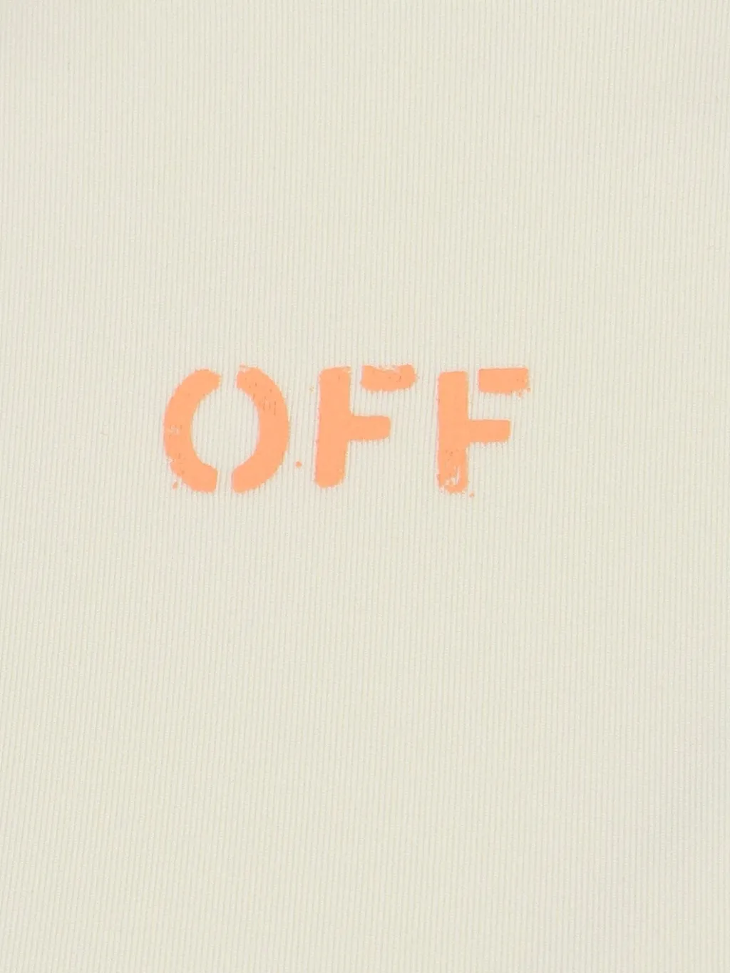Off-White Sleek Rowing Crewnek Sleeveless Mini Dress