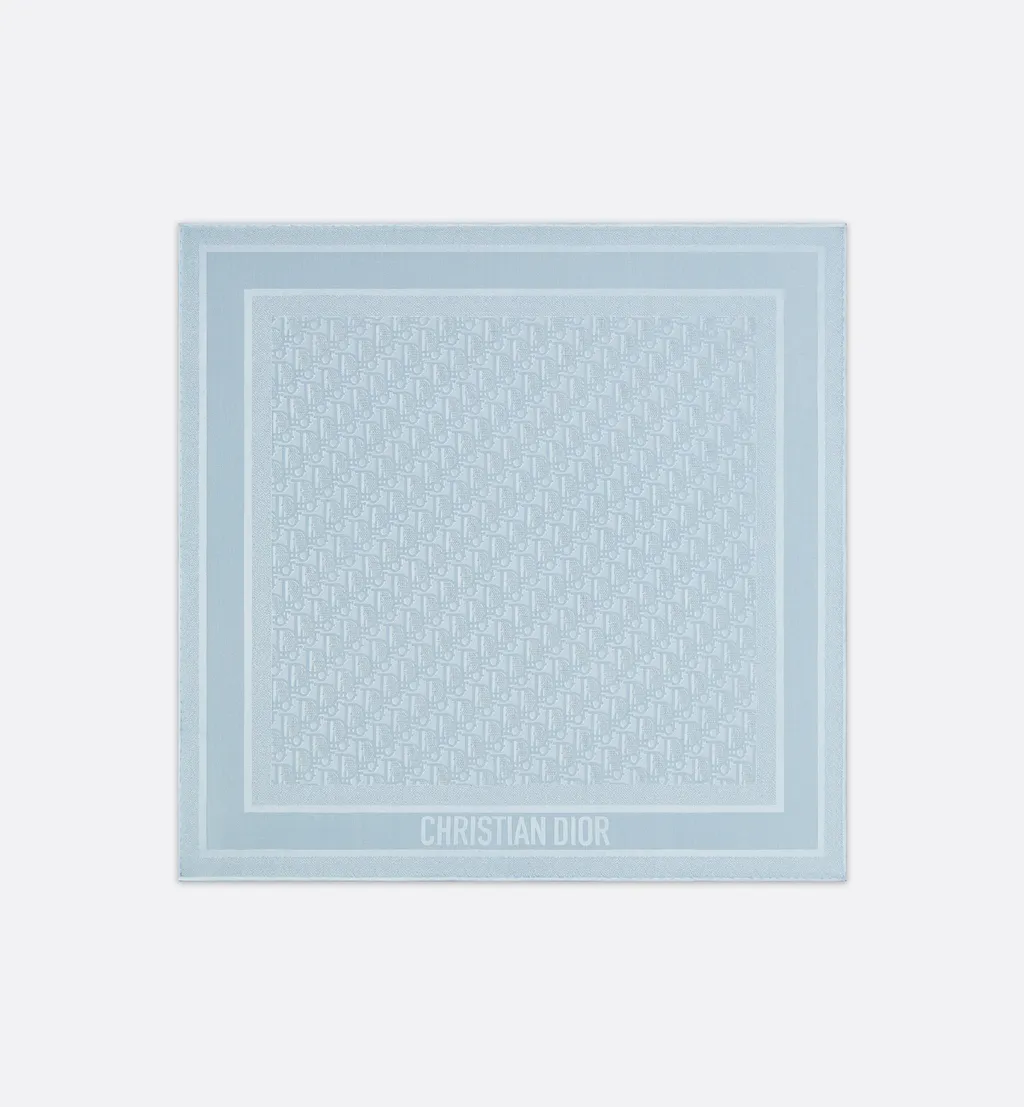 Dior Oblique Natte 70 Square Scarf