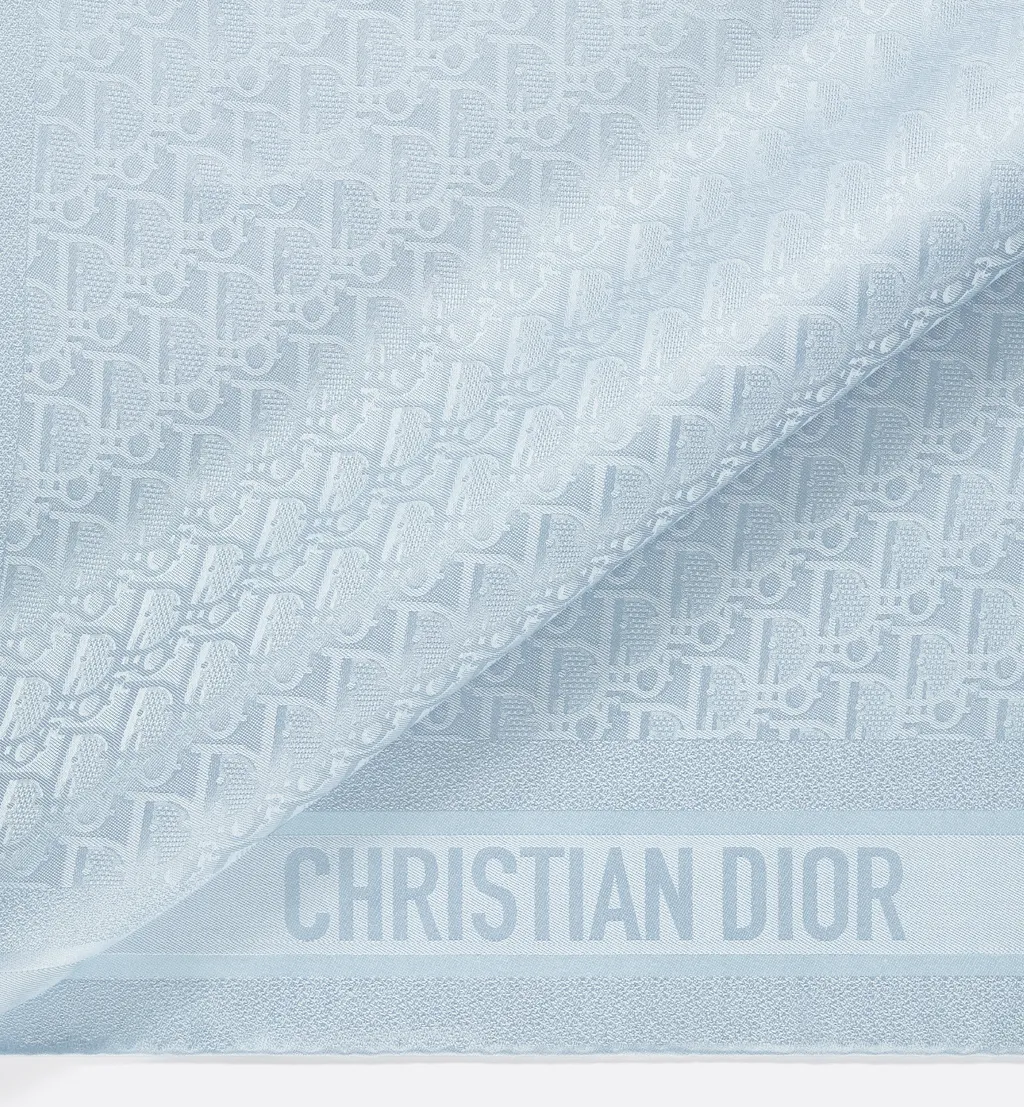 Dior Oblique Natte 70 Square Scarf