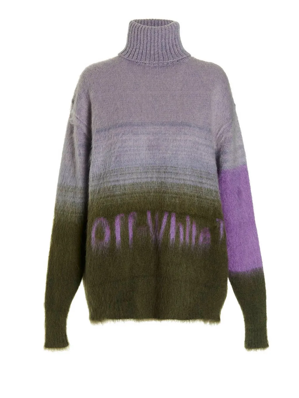 Off-White Helvetica Logo Turtleneck Jumper