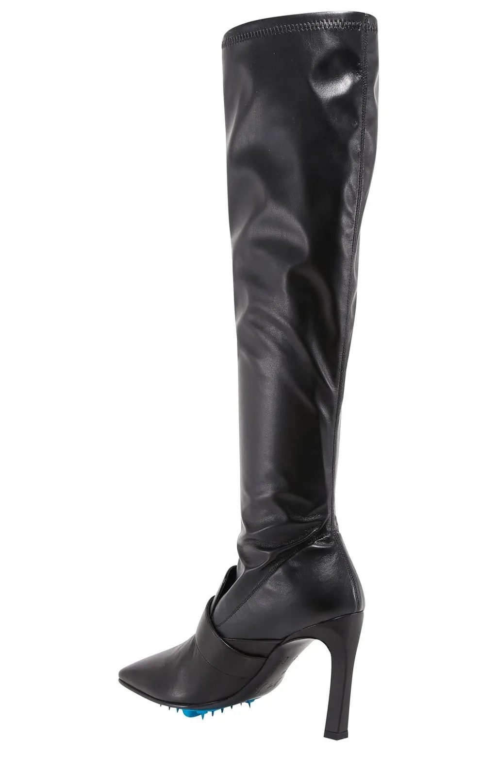 Off-White Buckle-Detailed Knee-High Boots