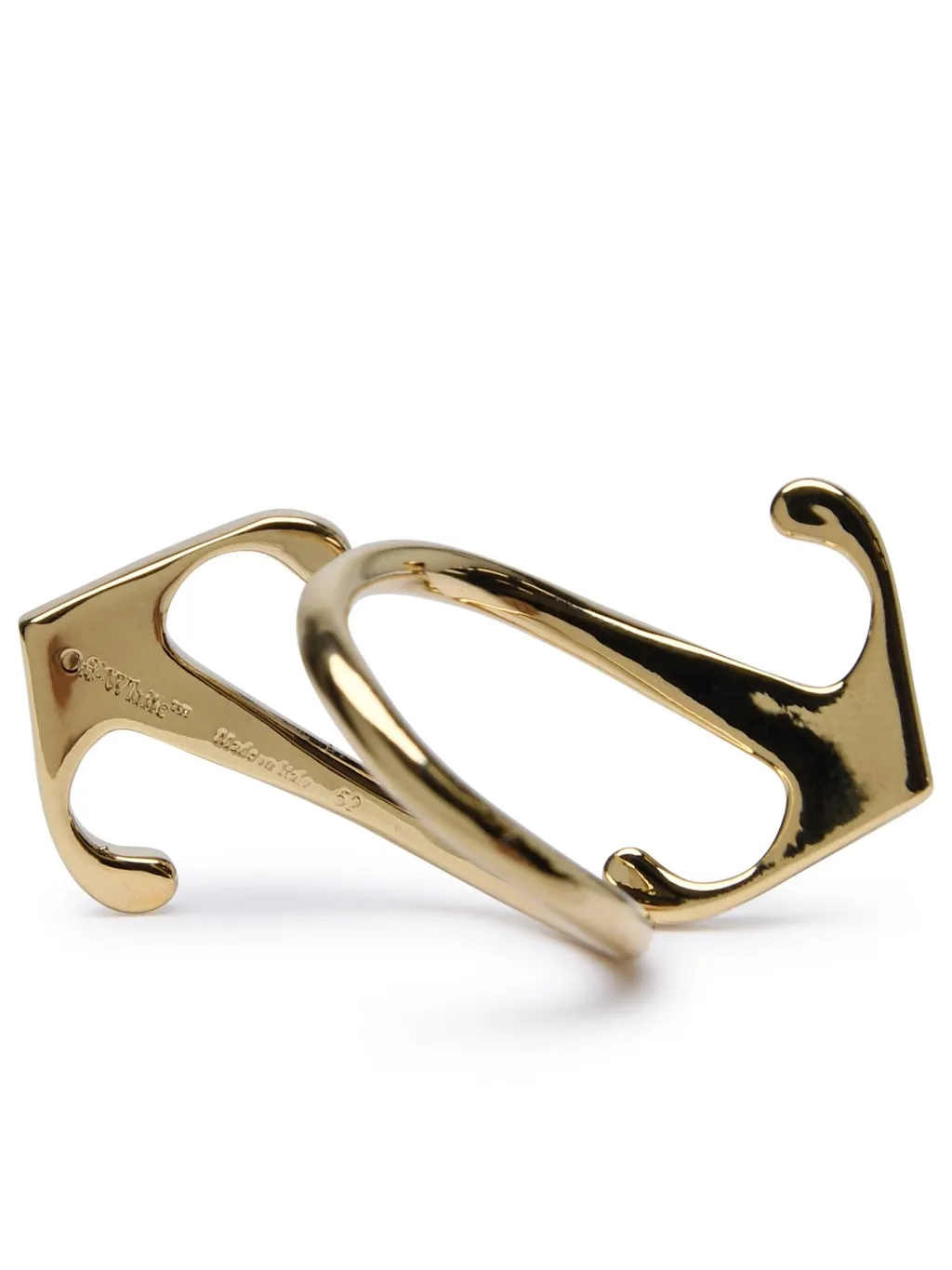 Off-White Mono Arrow Logo Engraved Ring