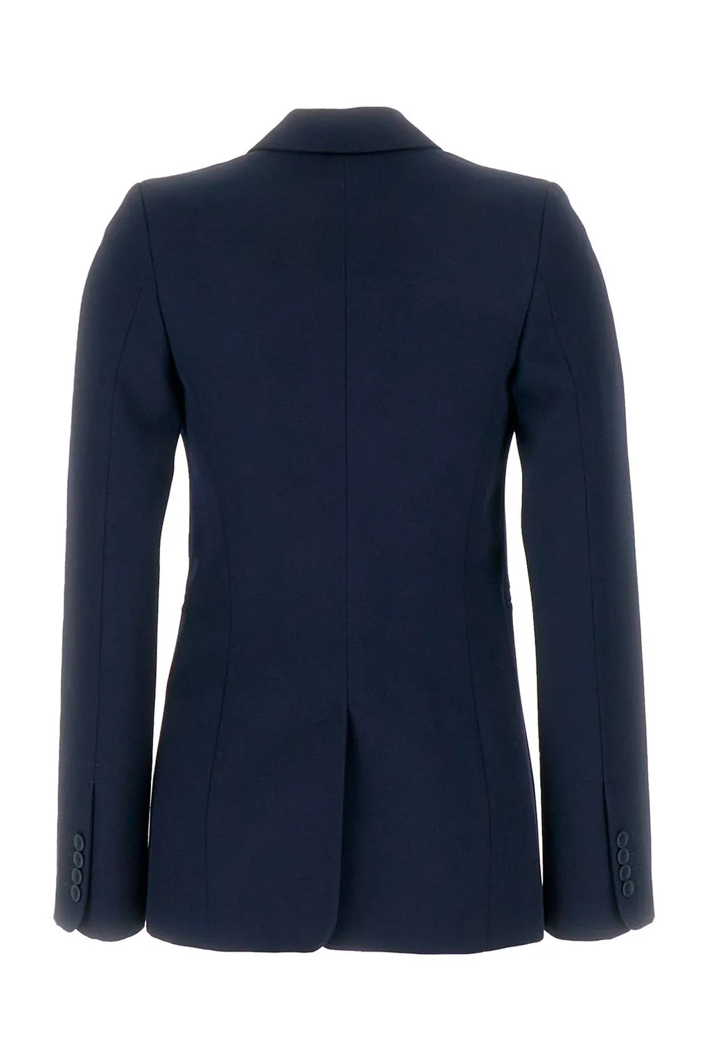 Off-White Belted Buttoned Long-Sleeved Jacket