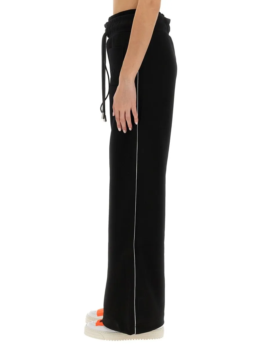 Off-White Logo Embroidered Drawstring Pants