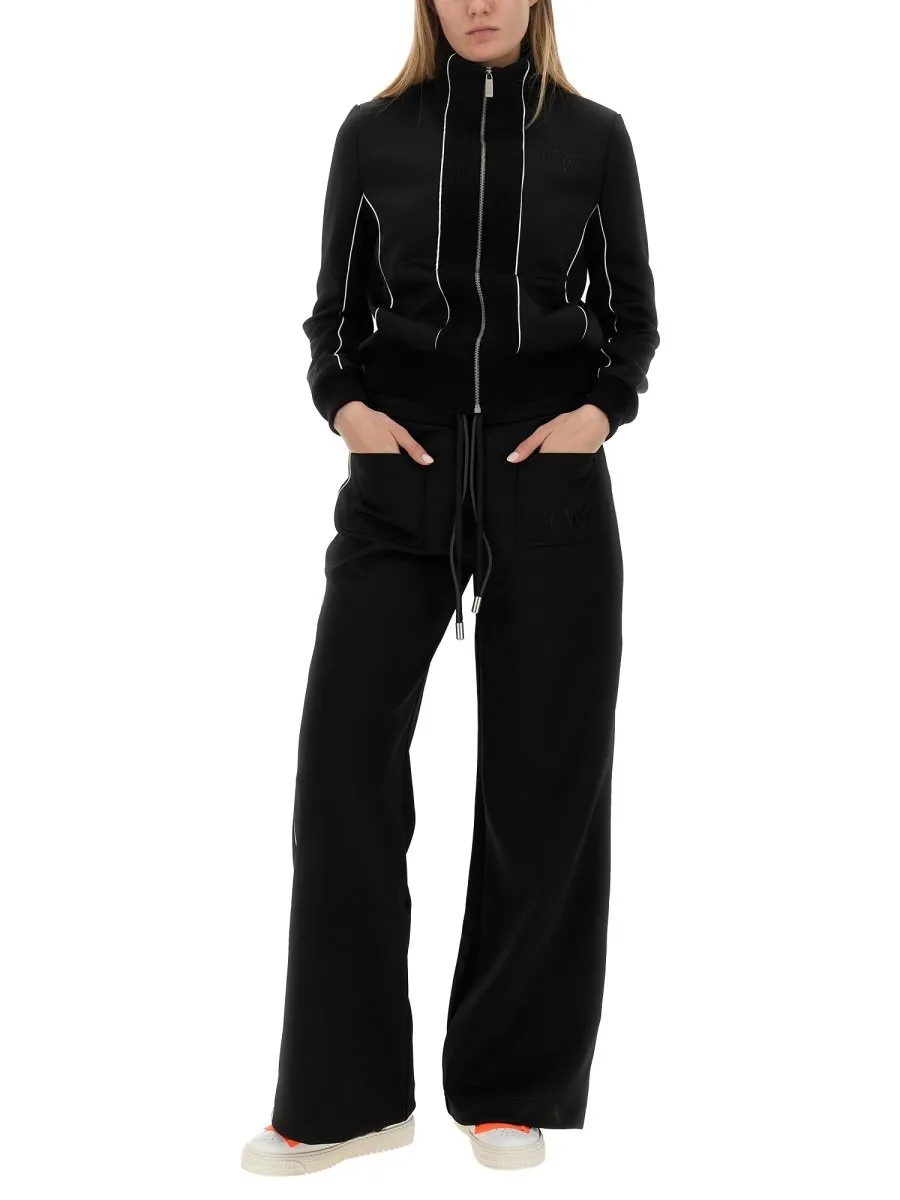 Off-White Logo Embroidered Drawstring Pants