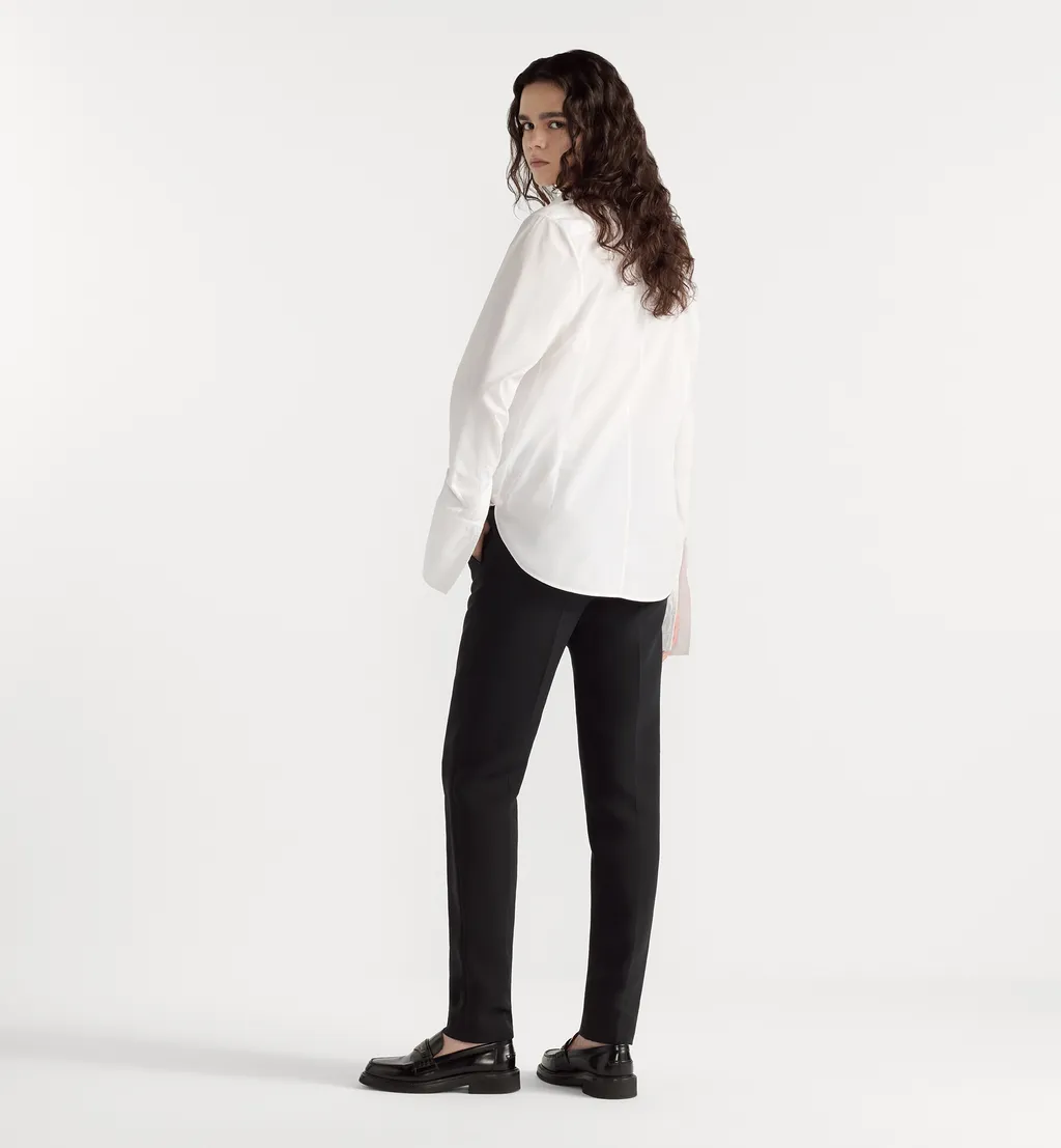 Blouse With Plastron