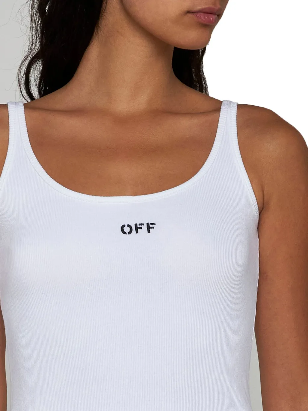 Off-White Off Stamp Sleeveless Tank Top