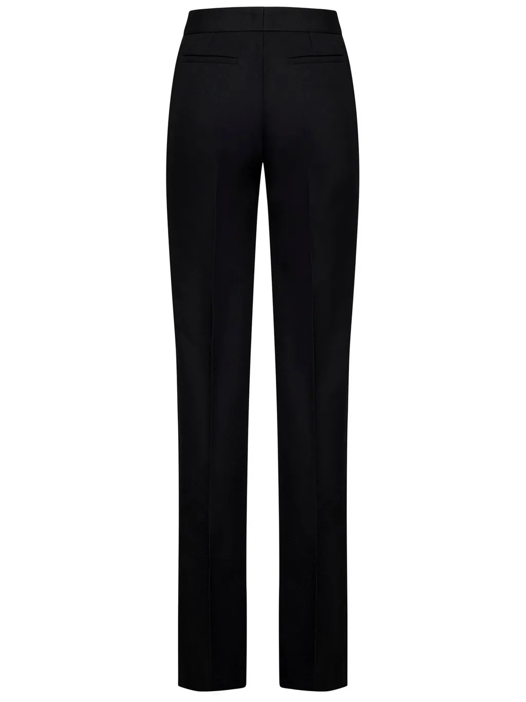 Off-White High-Waist Split-Hem Tailored Trousers