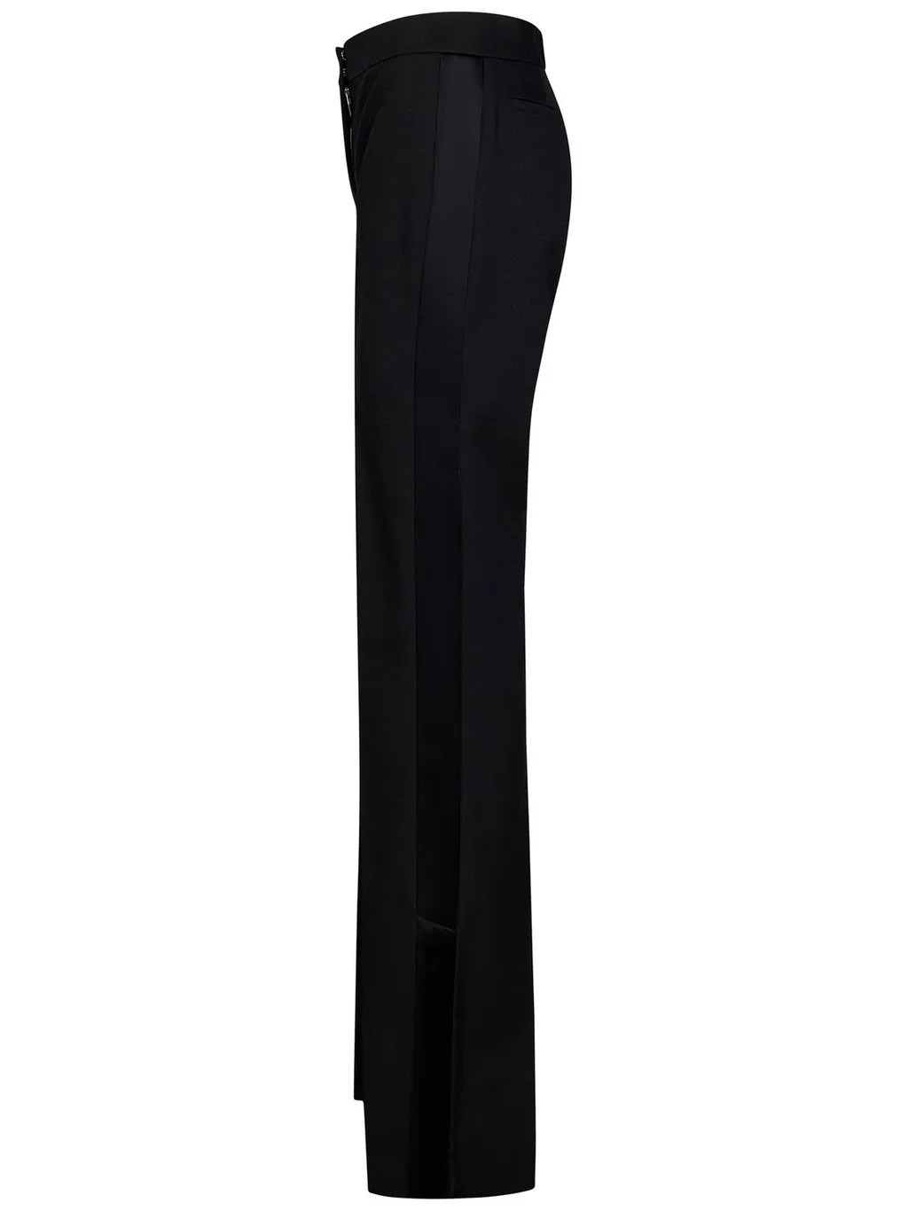 Off-White High-Waist Split-Hem Tailored Trousers